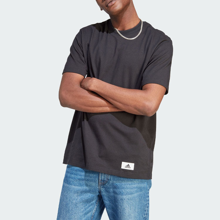adidas Lounge Tee 'Black' IB6165