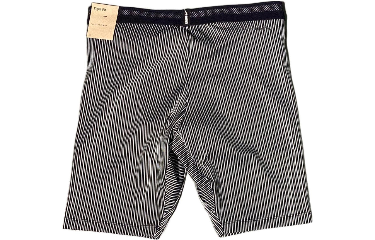 Men's Nike Stripe Logo Straight Sports Shorts Black DA1429-011