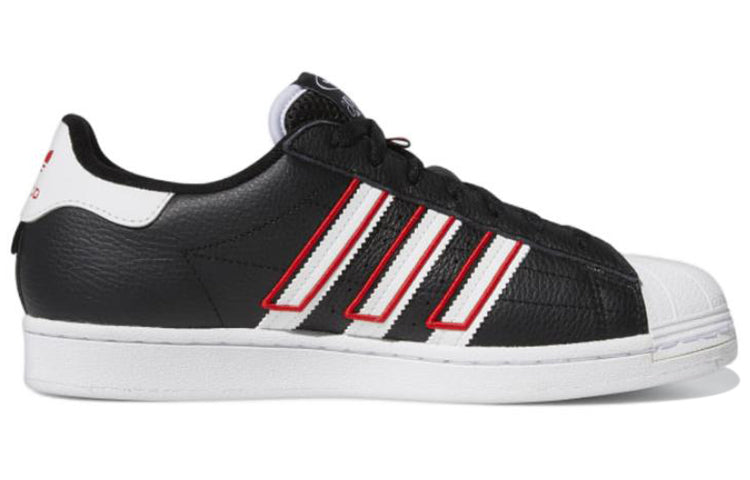 adidas Superstar 'Black White Vivid Red' GY0998