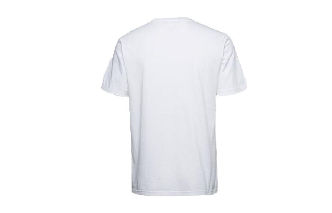Men's Converse Printing Round Neck Short Sleeve White 10018484-A01