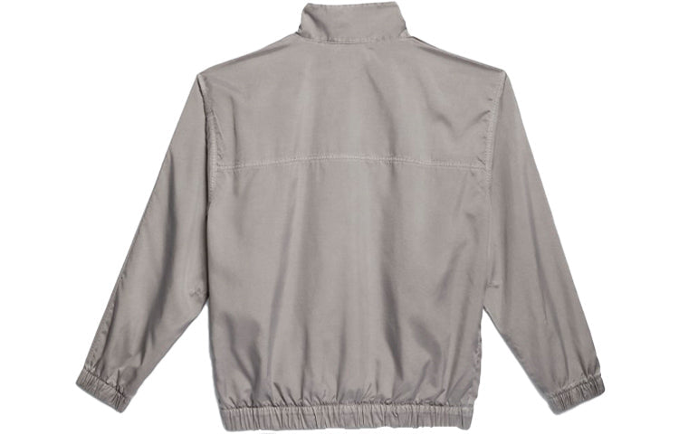 adidas originals G Wash Track Jk Half Zipper Big Pocket Sports Logo Jacket Gray GL9902
