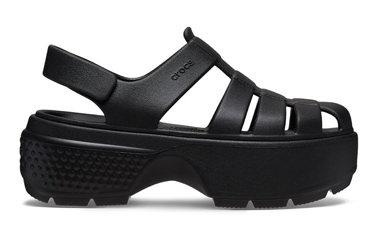 (WMNS) Crocs Stomp Fisherman Sandals 'Black' 209938-001