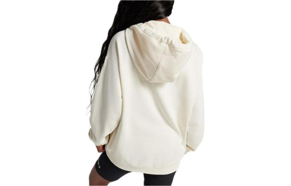 (WMNS) Converse Wordmark Hoodie 'Egret' 10026576-A02