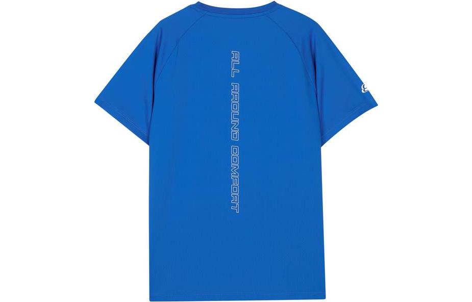 (GS) Skechers Letter Printed Run T-Shirt 'Blue White' P223B006