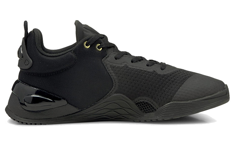 (WMNS) PUMA Fuse Moto 'Black Team Gold' 195256-01