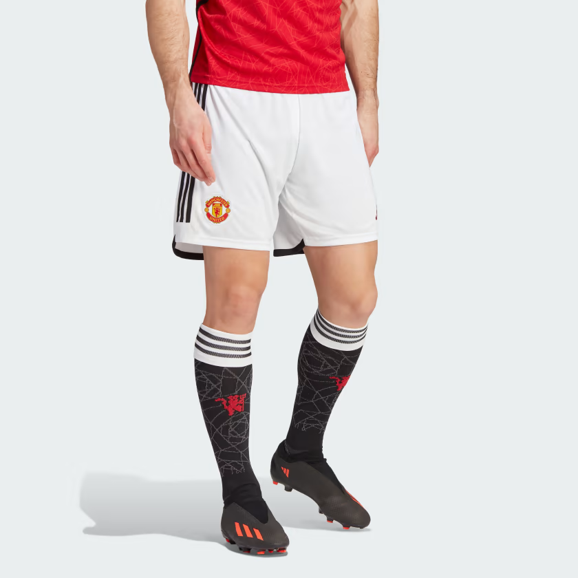 adidas Manchester United 23/24 Home Shorts 'White' HR3678