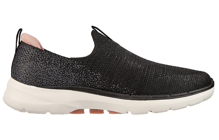 (WMNS) Skechers Gowalk 6 Loafers Black 124502-BKPK