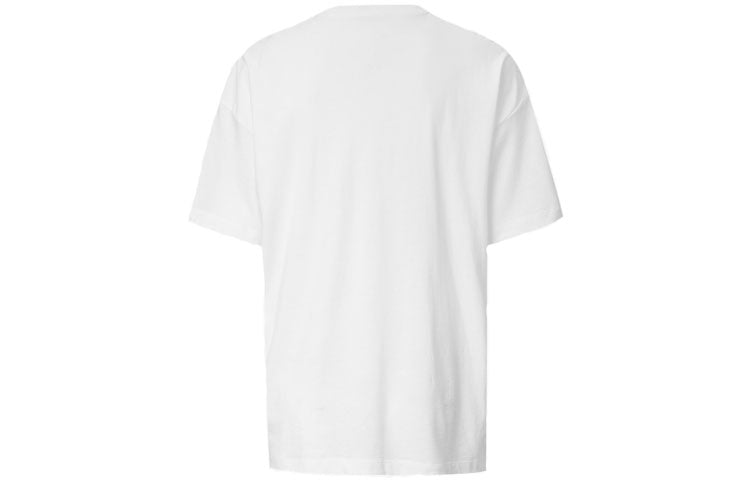 (WMNS) Converse landscape Alphabet Printing Short Sleeve White 10019568-102