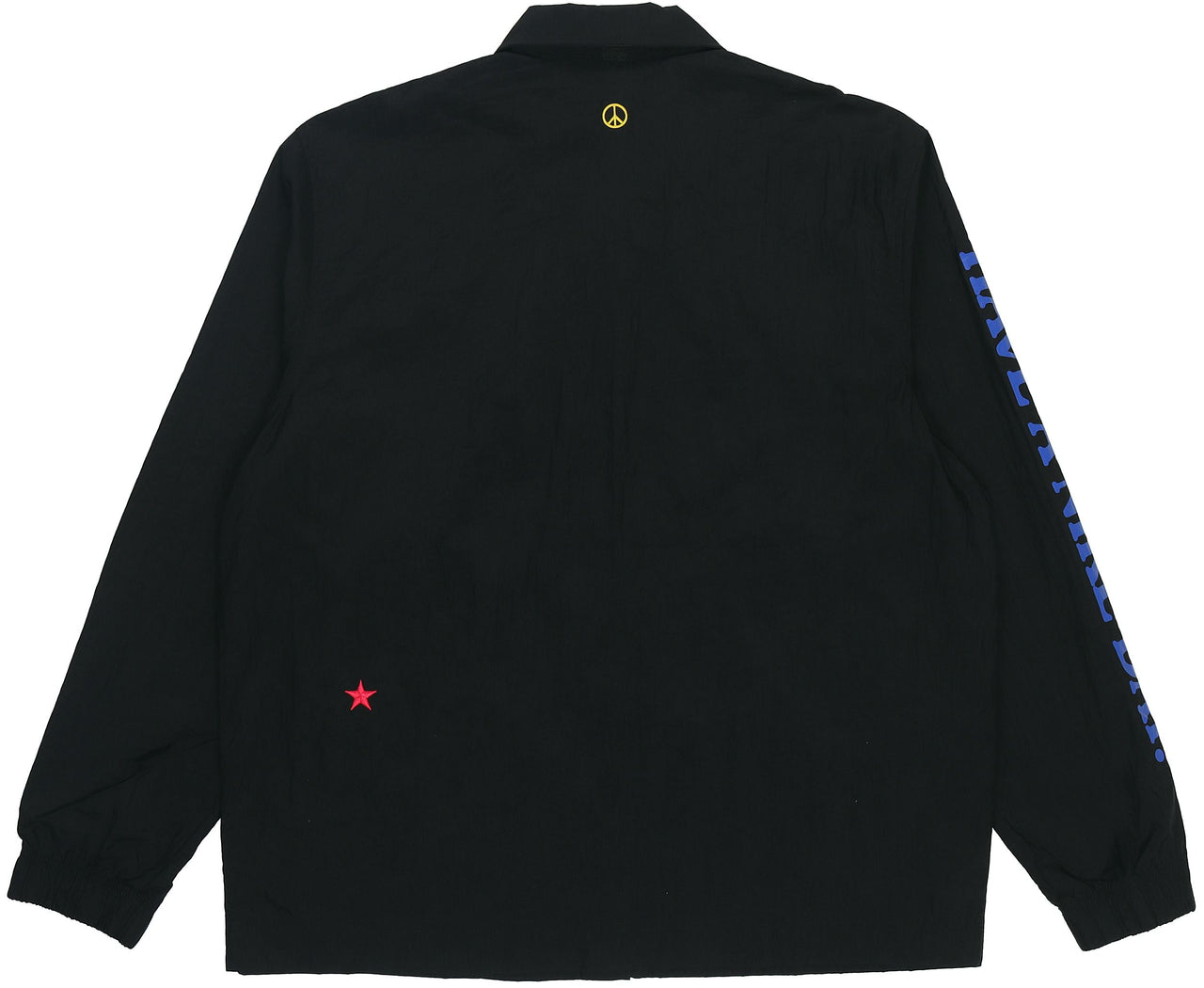 Men's Nike SS22 Retro Embroidered Daisy Long Sleeves Jacket Autumn Black DM5056-010