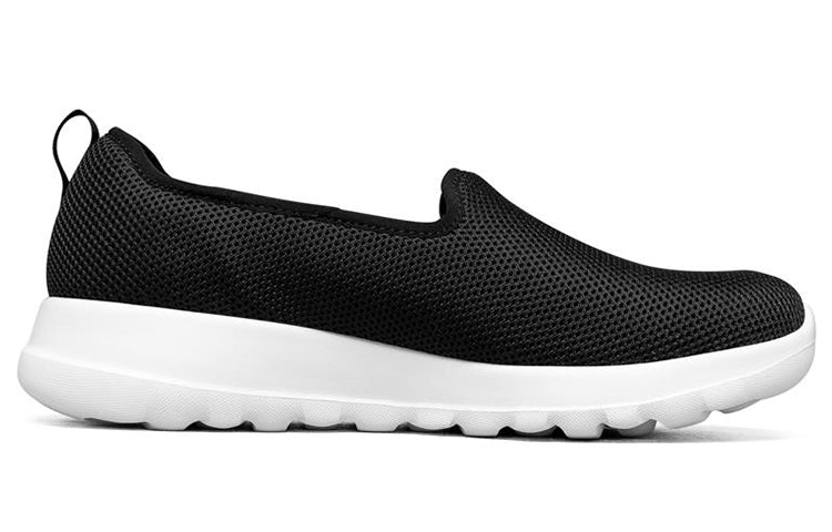 (WMNS) Skechers Go Walk Slip-on Shoes Black 124186-BKW
