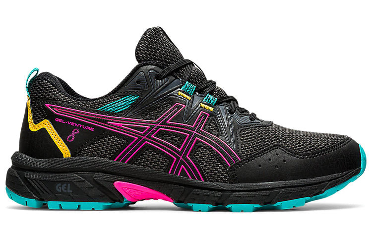 (WMNS) ASICS Gel-Venture 8 'Black Pink Glo' 1012A708-003