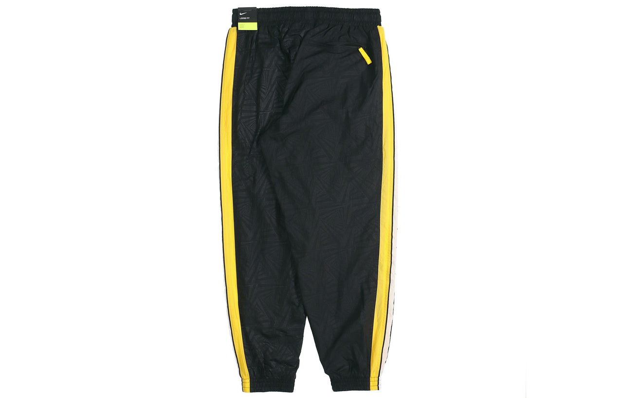 Nike Los Angeles Lakers Colorblock Woven Bundle Feet Sports Long Pants Black CN5613-010