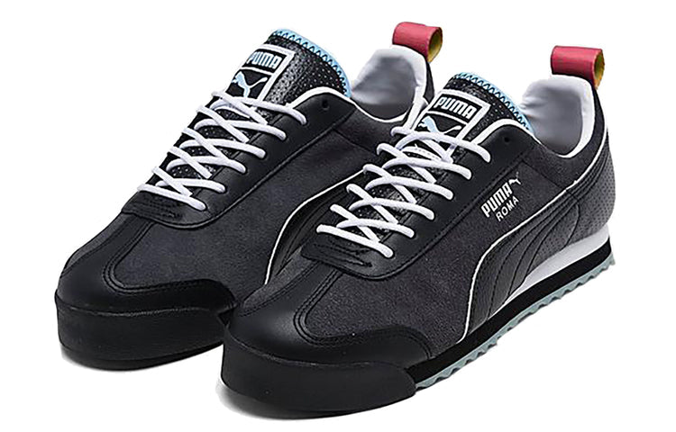 PUMA Roma Fairgrounds Casual Kids' Black/White/Blue Low sneakers 375462-01
