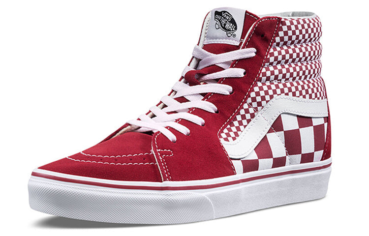 Vans SK8-HI 'Red Mix Checker' VN0A38GEVK5