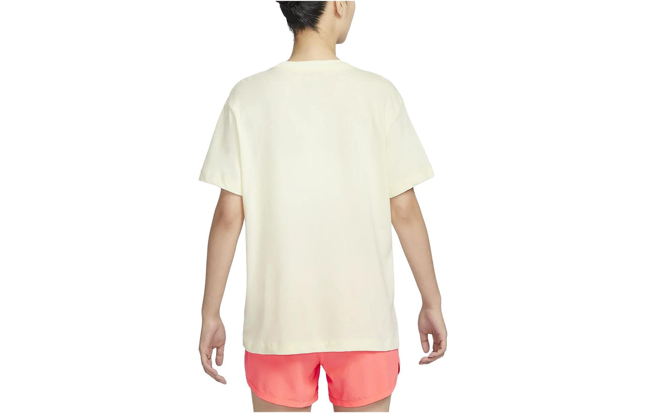(WMNS) Nike Dri Fit Swoosh Fly T-shirt 'Coconut Milk' FD5061-113