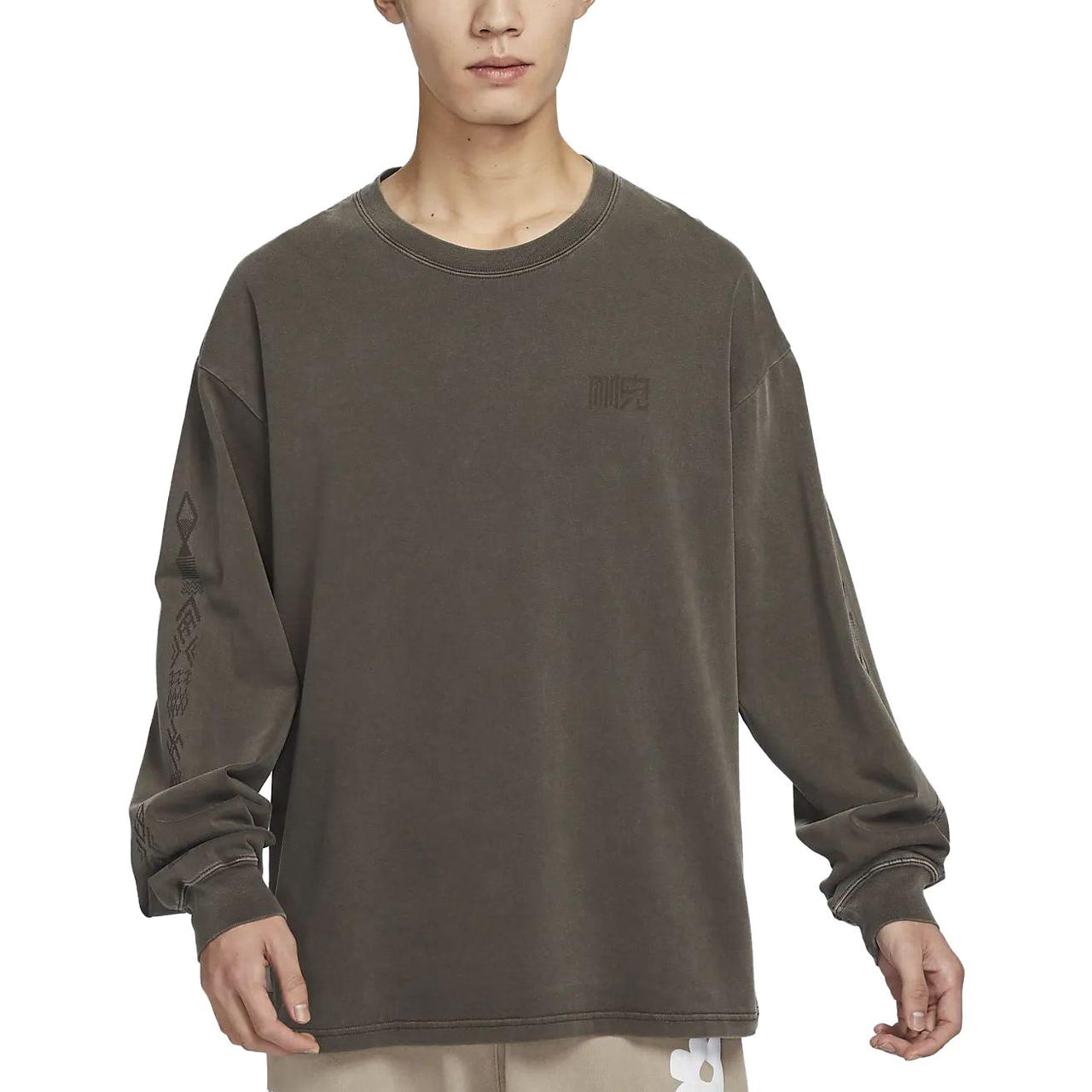 Nike Sportswear Long Sleeve T-Shirt 'Brown' DZ5220-213