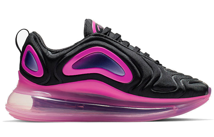 (GS) Nike Air Max 720 'Black Laser Pink' AQ3196-007