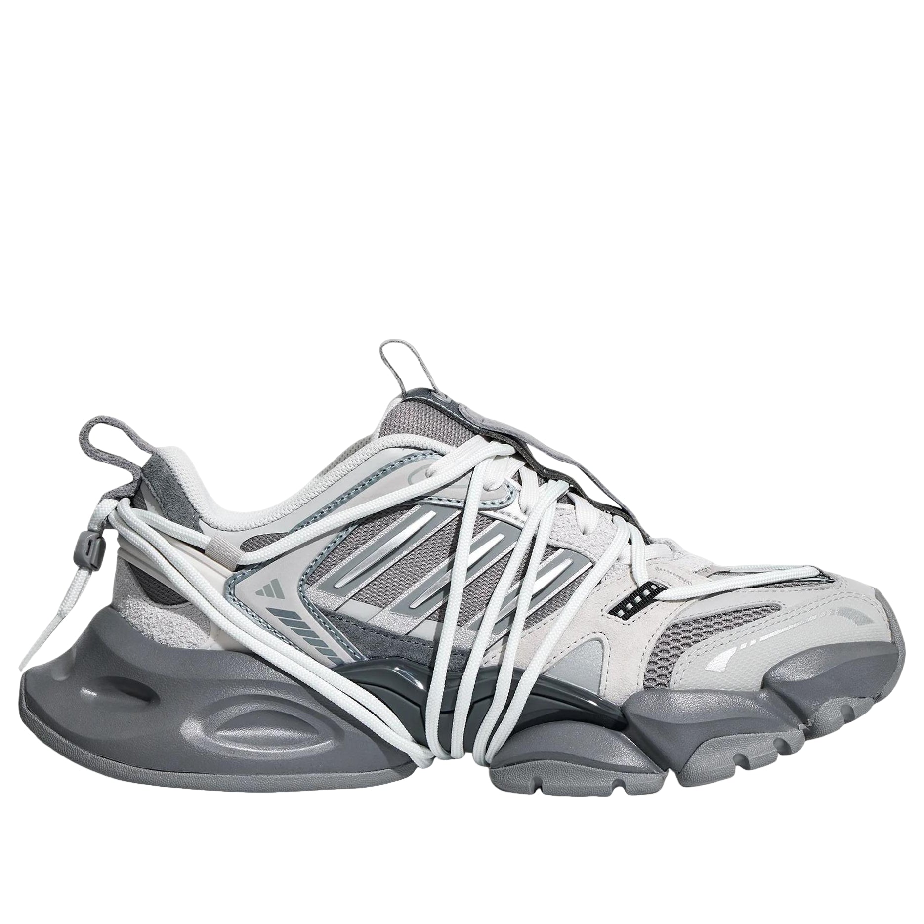 adidas XLG Runner Deluxe 2.0 'Grey White' LA6363