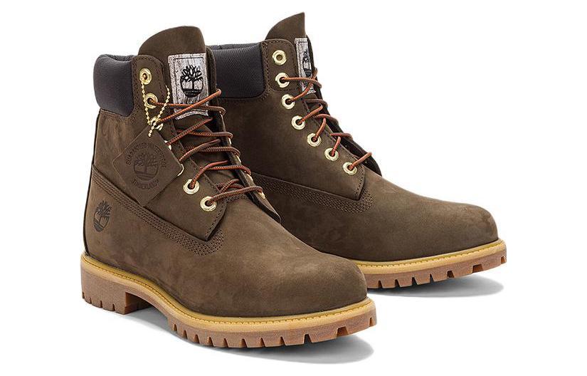 Timberland Premium 6 Inch Waterproof Boots 'Dark Brown Nubuck' A5TJ5