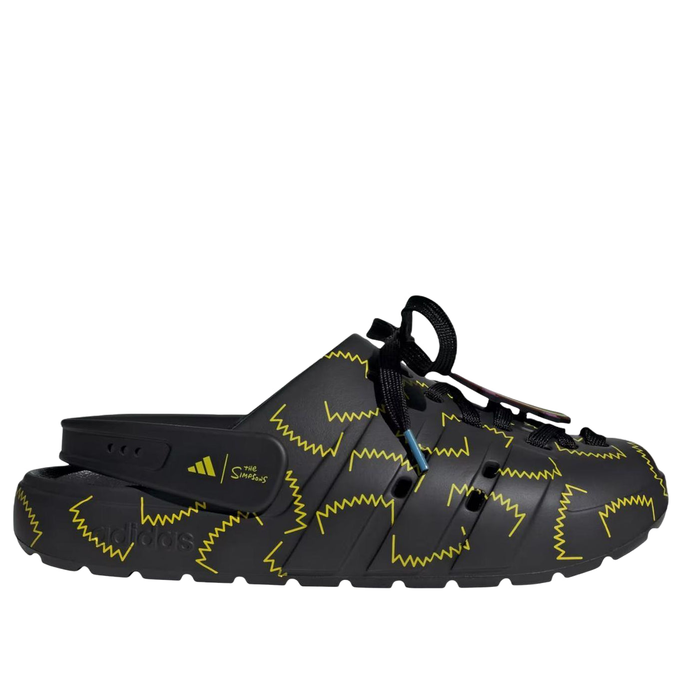 adidas x The Simpsons Adilette Clog 'Core Black Yellow' JS4910