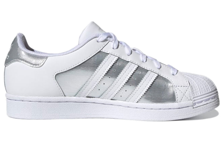 (WMNS) adidas Superstar 'White Silver Metallic' FX6048