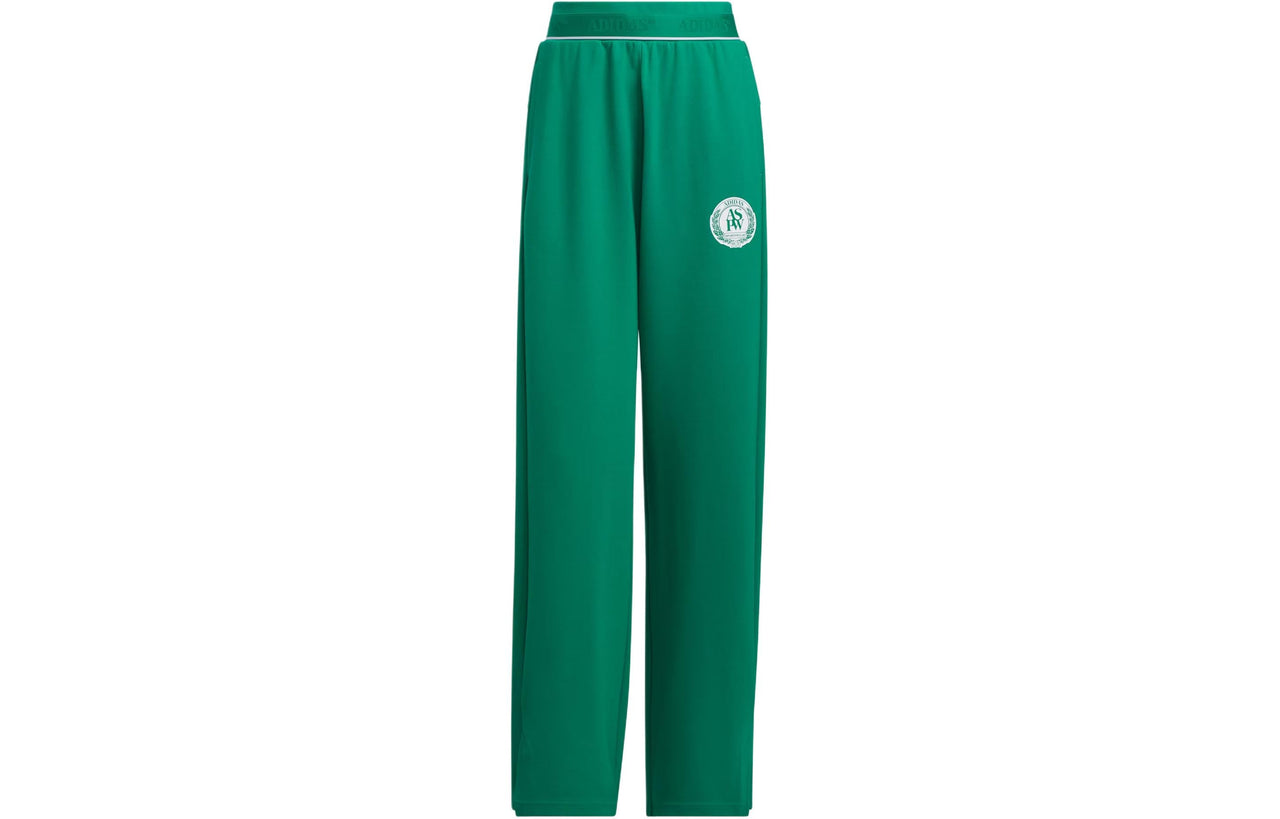 (WMNS) adidas Verbiage Doubleknit Pants Asia Sizing 'Green' JE3614