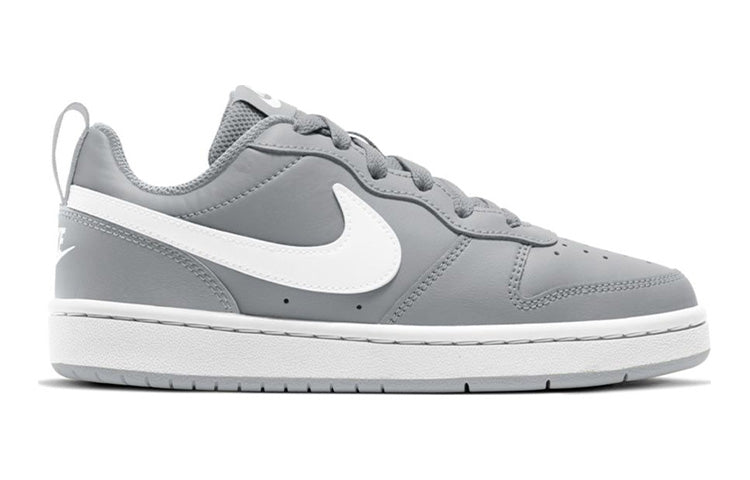 (GS) Nike Court Borough Low 2 'Gray White' BQ5448-008