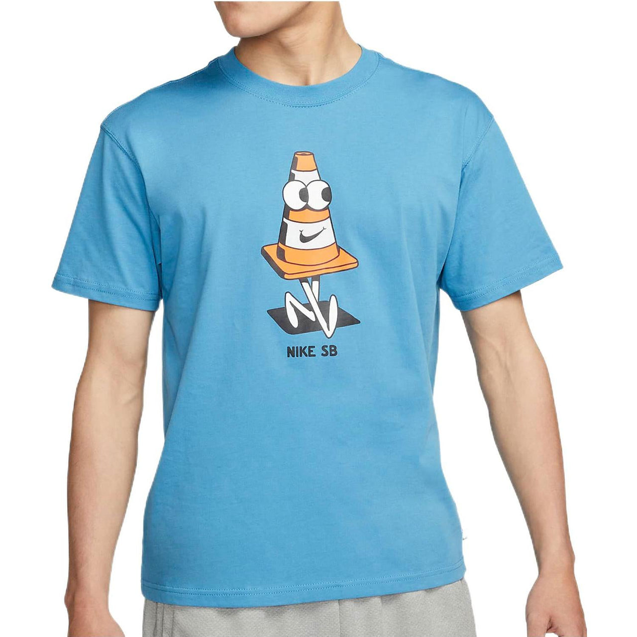 Nike front graphic logo printed T-shirt 'Blue' DJ1225-469