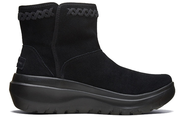 (WMNS) Skechers On-The-Go Snow Boots Black 15544-BBK