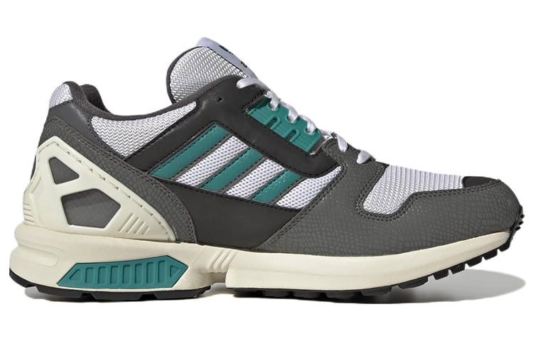 adidas x Atoms ZX 8000 'White Gray Green' HQ3937