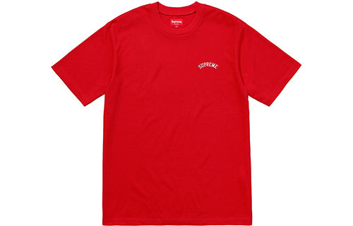 Supreme SS18 Mesh Arc Logo Tee Red Short Sleeve SUP-SS18-0128