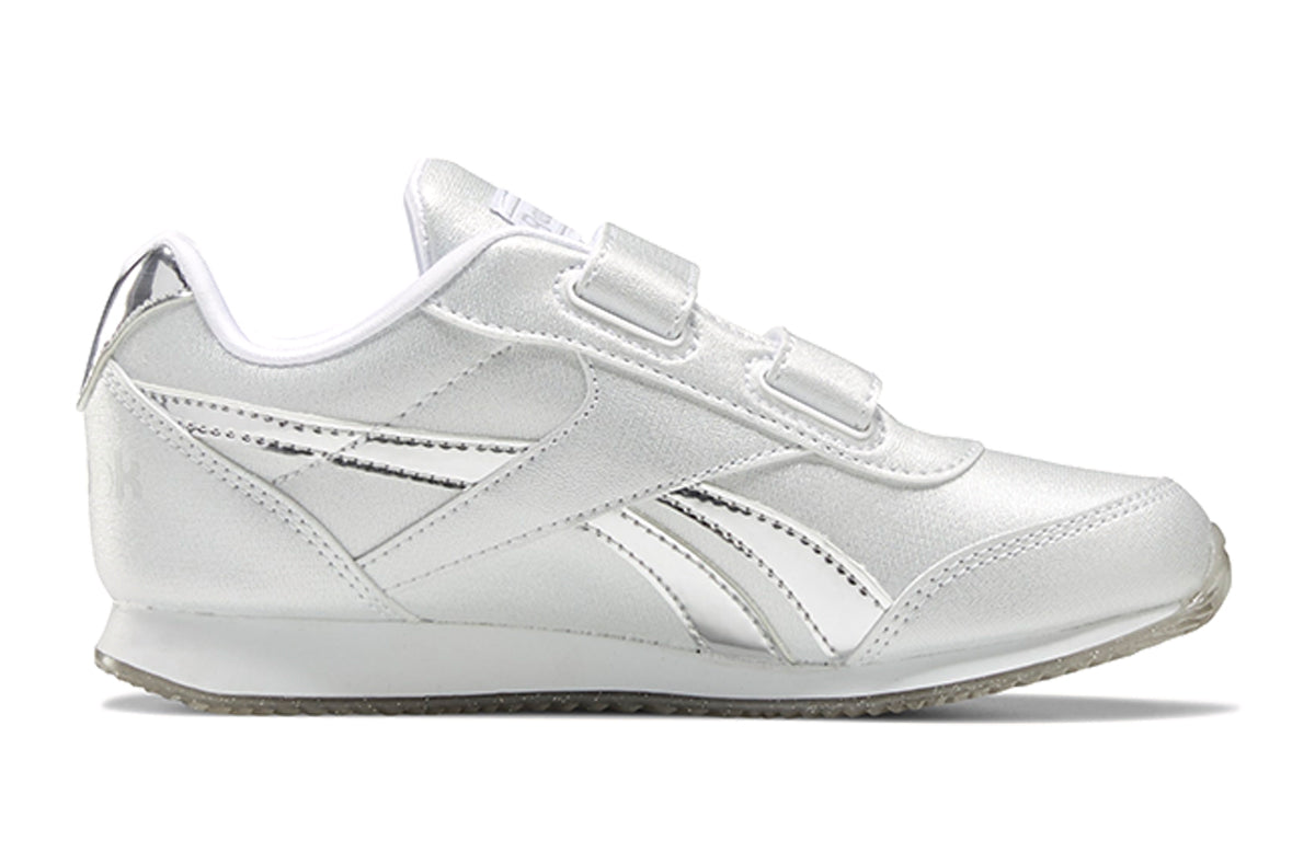 (GS) Reebok Royal Classic Jogger 2.0 J 'White Silver Metallic' FV1525