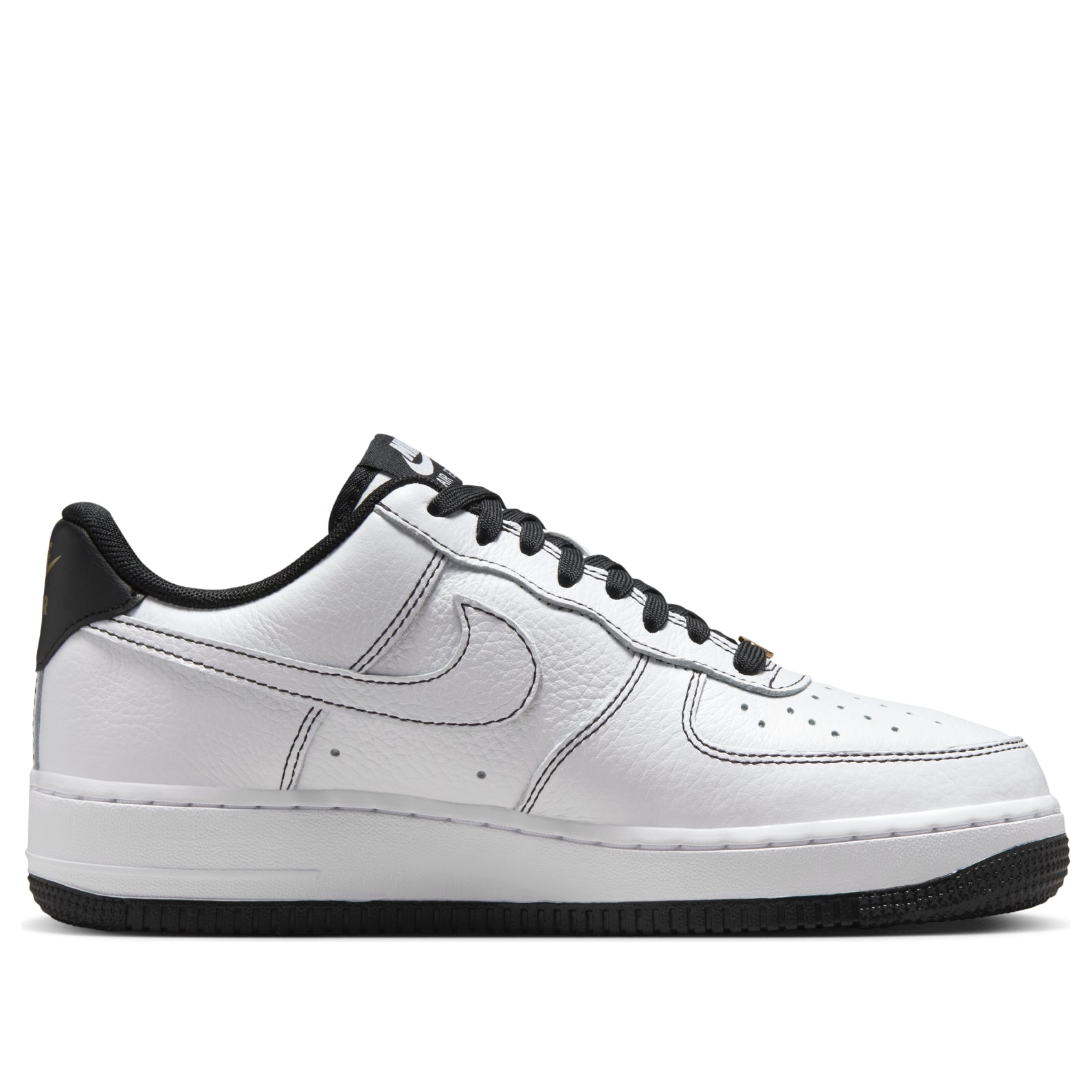 (WMNS) Nike Air Force 1 '07 Mini Jewel 'White Black Gold' IB6543-101