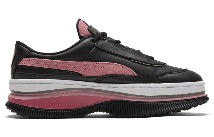 (WMNS) PUMA Deva Mixed Metallic White/Black/Pink Casual Platform Sneakers 373920-02