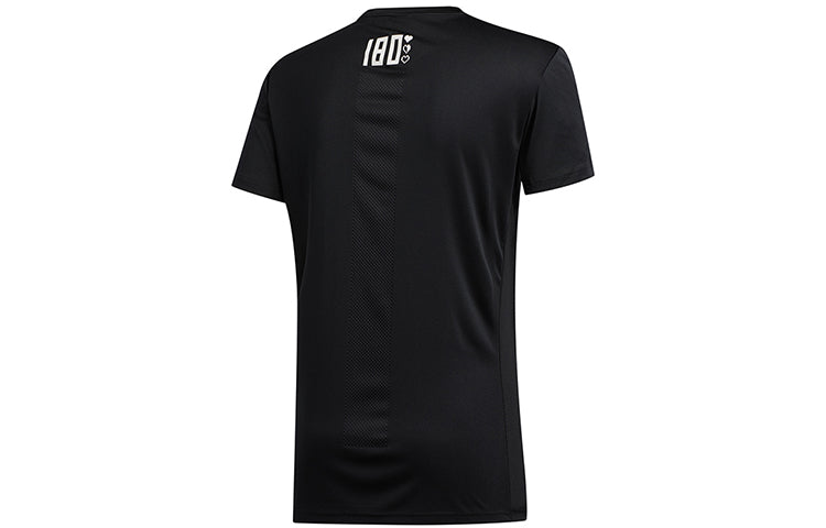 adidas 25/7 Running Sports Short-sleeve Men Black 7 Tee FL6823