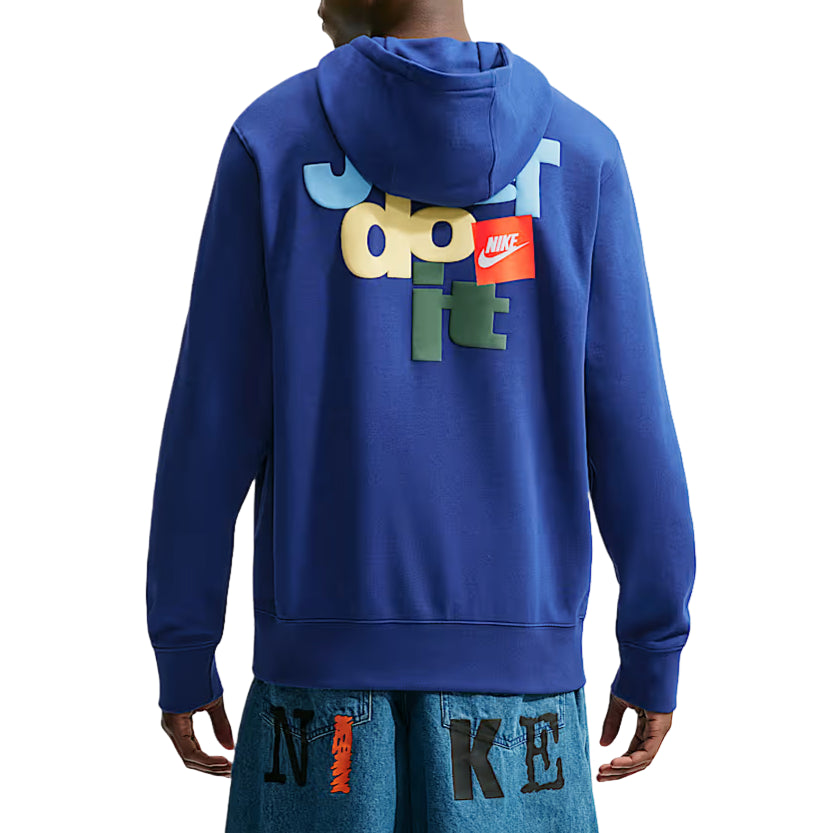 Nike Sportswear Club French Terry Hoodie 'Deep Royal Blue White' IM5540-455