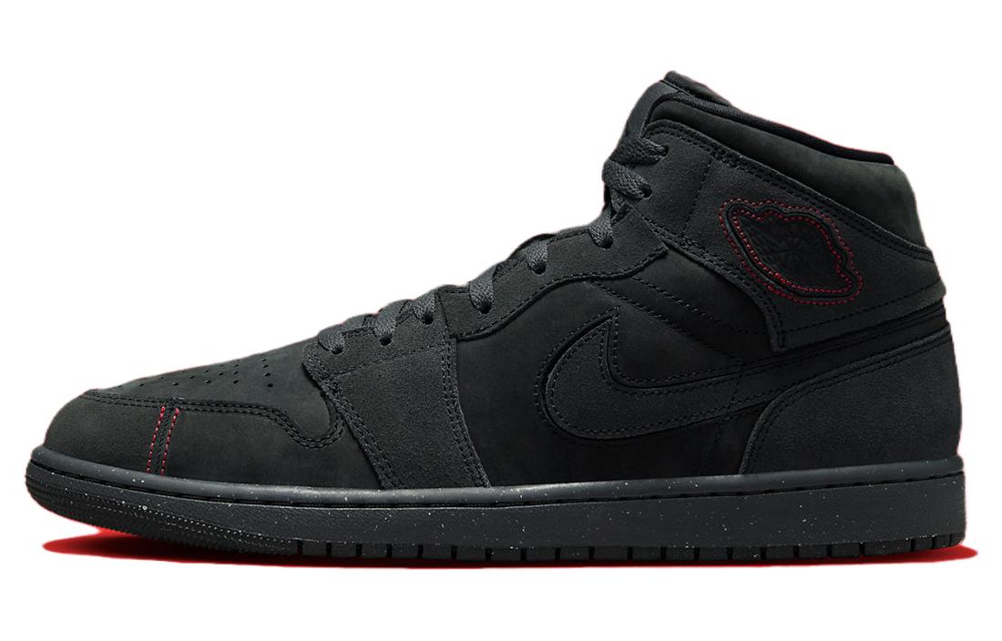 Air Jordan 1 Mid SE Craft 'Dark Smoke Red' FD8634-001