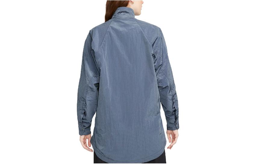 (WMNS) Nike ESC Woven Shirt Jacket 'Blue' DR5399-491