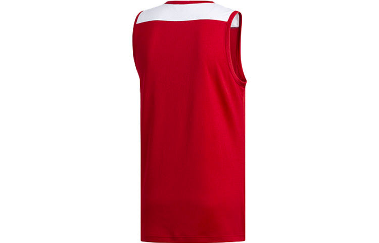 adidas Basketball Training Casual Sports Vest Red DY7372