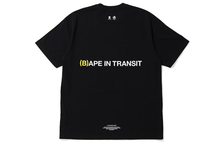 A BATHING APE BAPE BAPE IN TRANSIT T Men's Black 0ZXTEM109088C