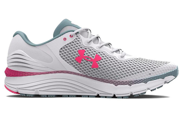 (WMNS) Under Armour Charged Intake 5 'White Pink' 3023564-106