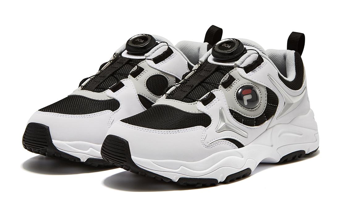 (GS) FILA FUSION ANCERUS PLUS Sneakers 'White Black Silver' K15B341108FBS