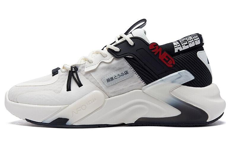 361 Degrees x Initial D Casual Shoes 'White Black' 672126705F-1