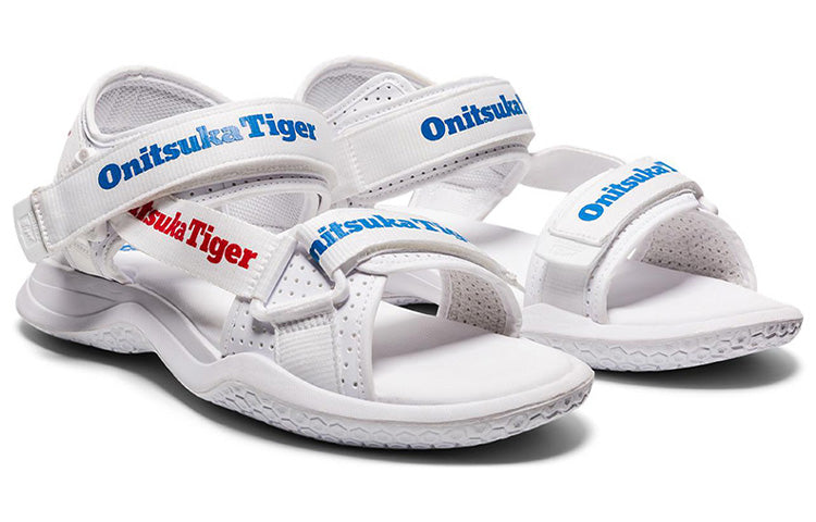 Onitsuka Tiger Ohbori Strap Sandals 'White Blue Red' 1183B305-100