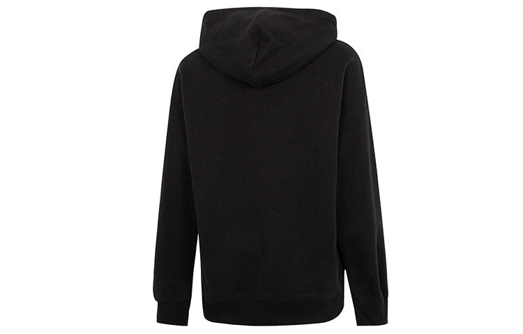 (WMNS) PUMA Oversized Graphic Hoodie 'Black' 537633-51