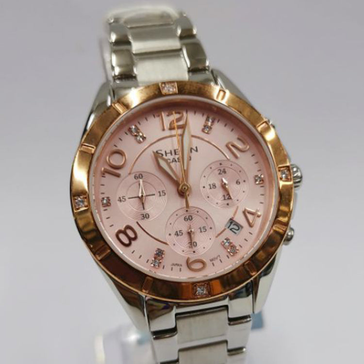 CASIO Waterproof Businesses Pink Analog SHE-5021SG-4A