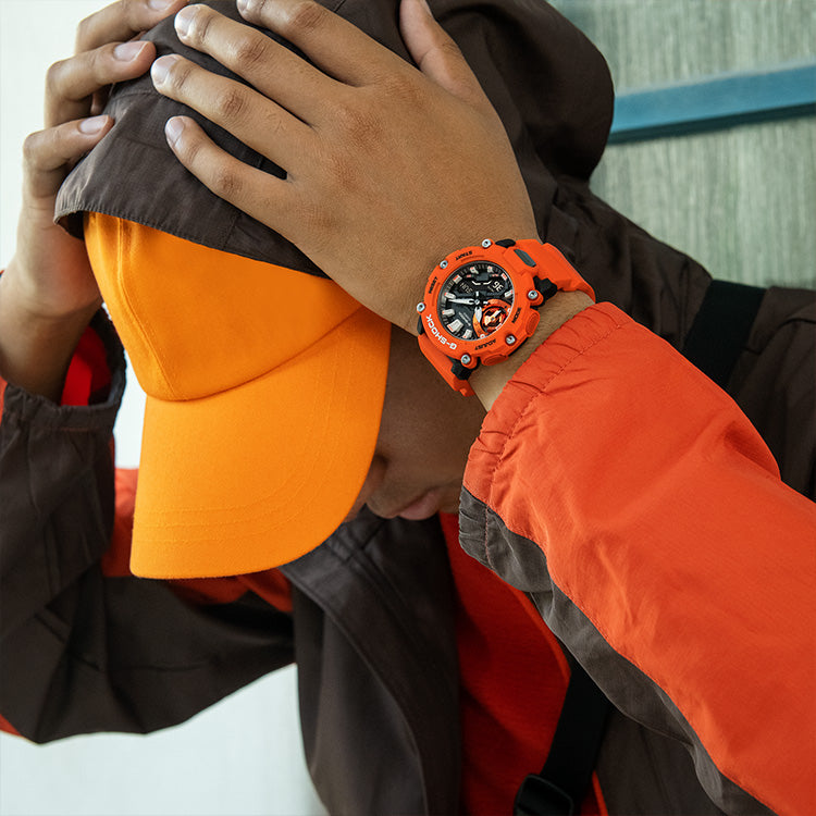 CASIO G-Shock Analog-Digital 'Orange' GA-2200M-4A