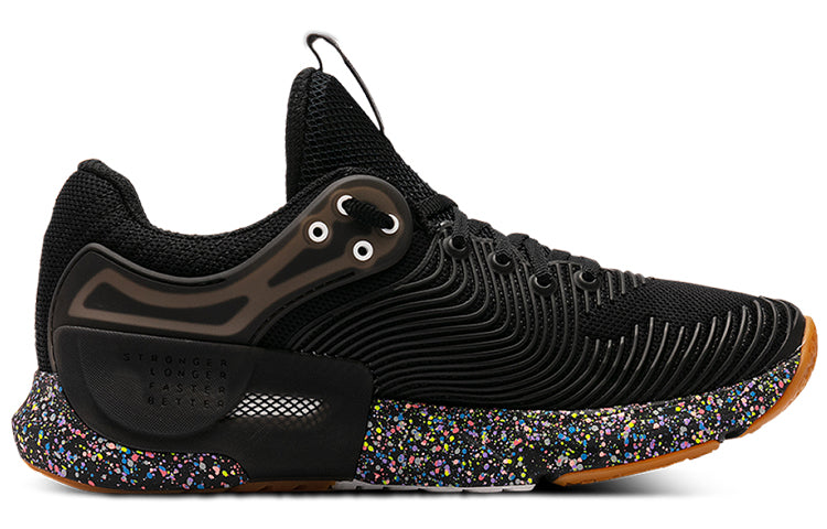 (WMNS) Under Armour Hovr Apex 2 Speckle Sports Shoes Black 3024558-001