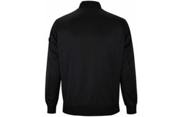 Converse Casual Sports Stand Collar Baseball Jacket 'Black' 10007769-A01