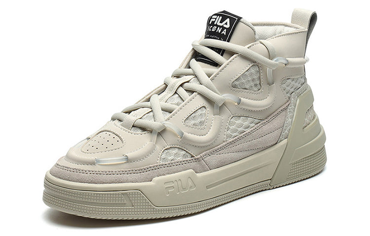 FILA High Top Retro Basketball Shoes Gray F12M141201FLF